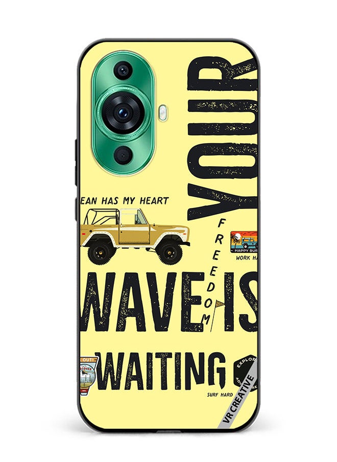 VR CREATIVE Protective Case Cover For Huawei nova 11 Pro Your Wave Is Waiting Design Multicolour  - Image 1