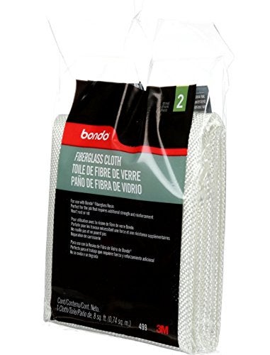 3M Bondo Fiberglass Cloth, 8 Sq Ft, Paintable, Use With Bondo Fiberglass Resin For Strong Waterproff Repairs, For Repairing Cars, Boats, Tubs, Showers, Sinks & More (00499) - Image 3