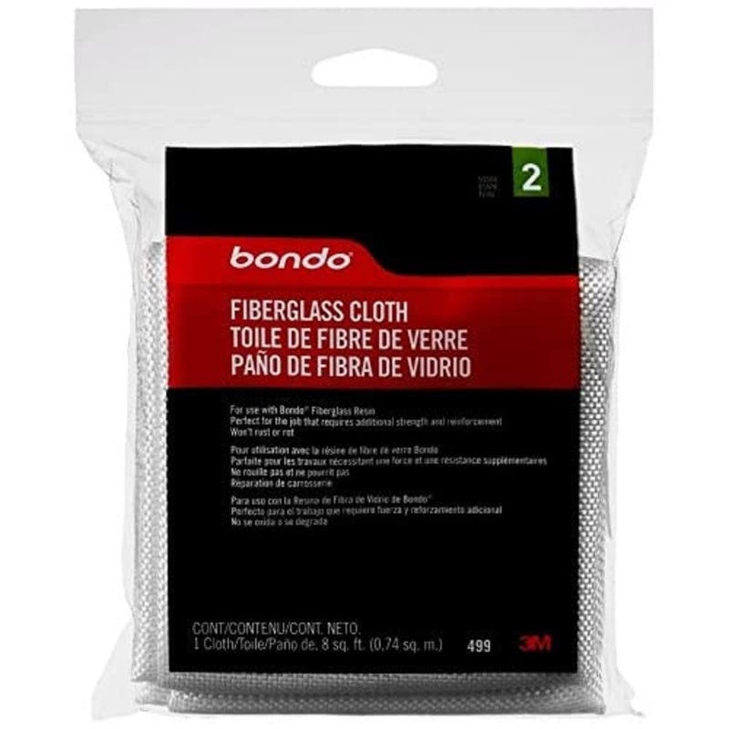 3M Bondo Fiberglass Cloth, 8 Sq Ft, Paintable, Use With Bondo Fiberglass Resin For Strong Waterproff Repairs, For Repairing Cars, Boats, Tubs, Showers, Sinks & More (00499) - Image 5