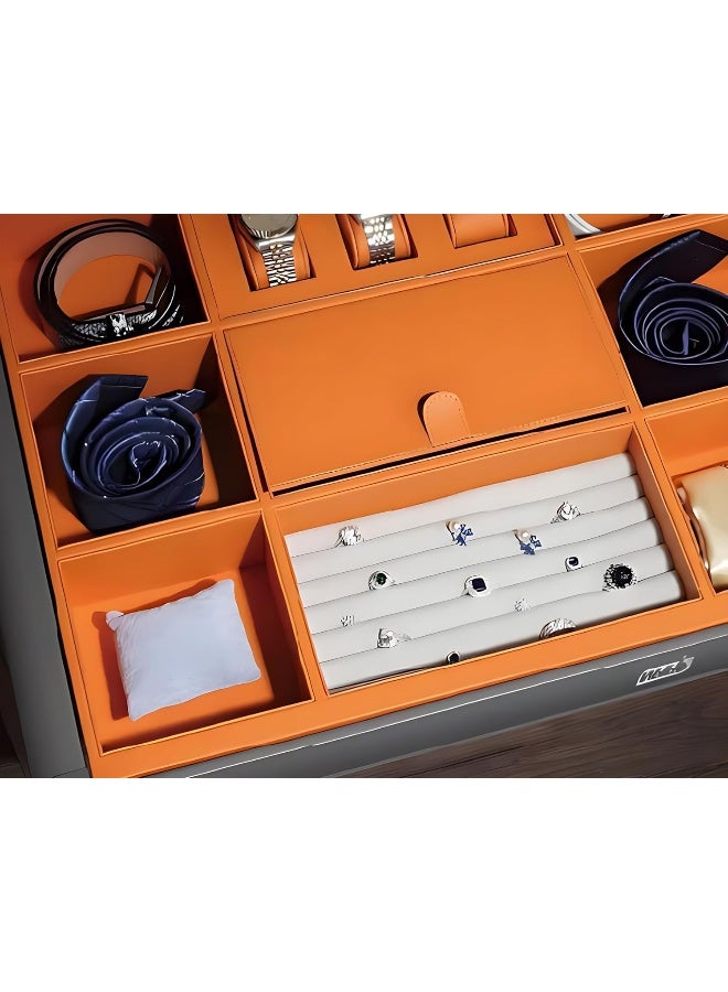 eurocliq Pull Out Wardrobe Drawer for Jewellery, Accessories Storage, Adjustable Width, Sliding Tray  - Image 2