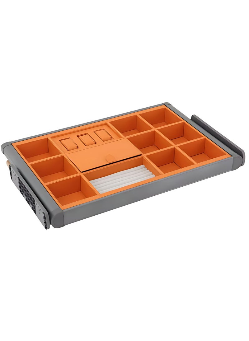 eurocliq Pull Out Jewelry Drawer Organizer for Necklaces Rings Acessories  - Image 1