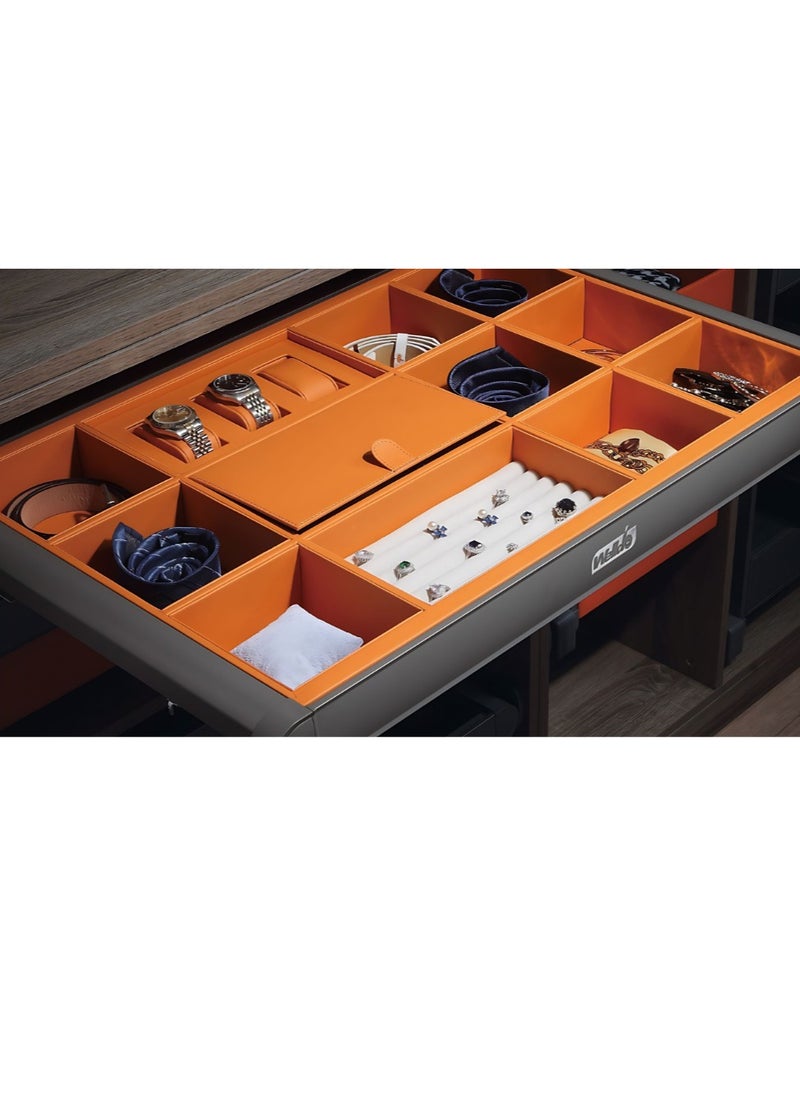 eurocliq Pull Out Jewelry Drawer Organizer for Necklaces Rings Acessories  - Image 2