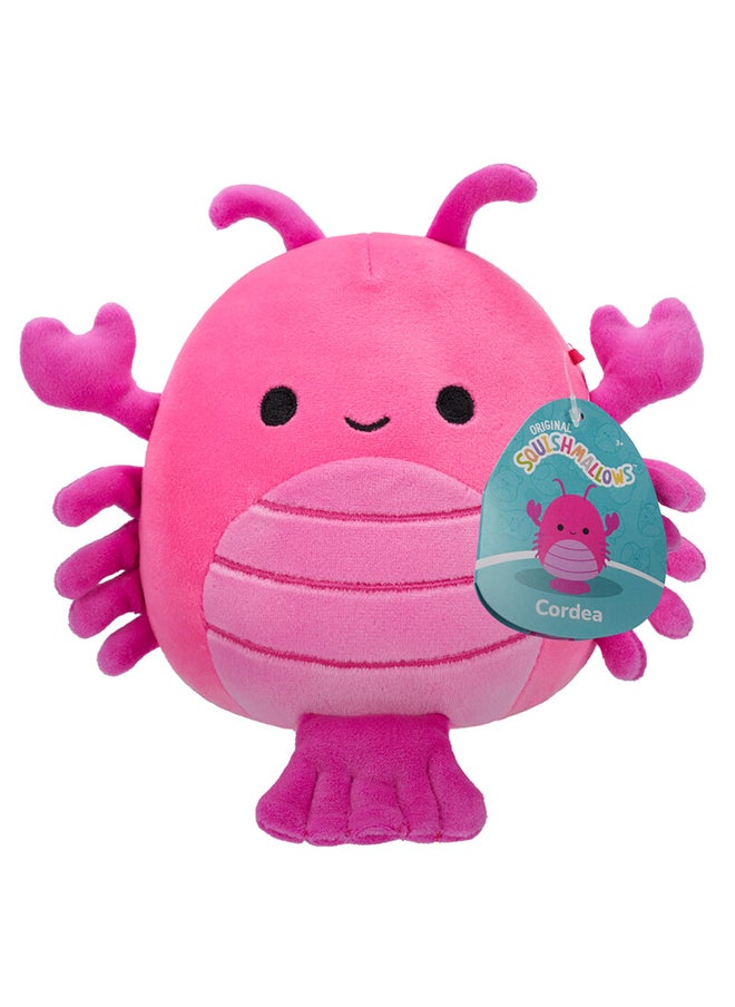 Squishmallows Little Plush 7.5 inch Cordea Hot Pink Lobster Officially Licensed Kellytoy Plush Toy Colorful Soft Gift for Kids Girls & Boys Washable Squishy Stuff Toy Multicolor All Age  - Image 1
