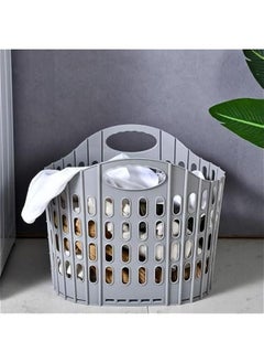 Laundry Basket Plastic Hamper Holder Collapsible For Clothes,Large Collapsible Clothes Hamper, Plastic Storage Laundry Box with Dual Handles (Blue) - pzsku/ZA7A70A7881B12057BEF5Z/45/_/1726212705/690b26e5-a9d8-4e05-a1f0-f1431f58336d