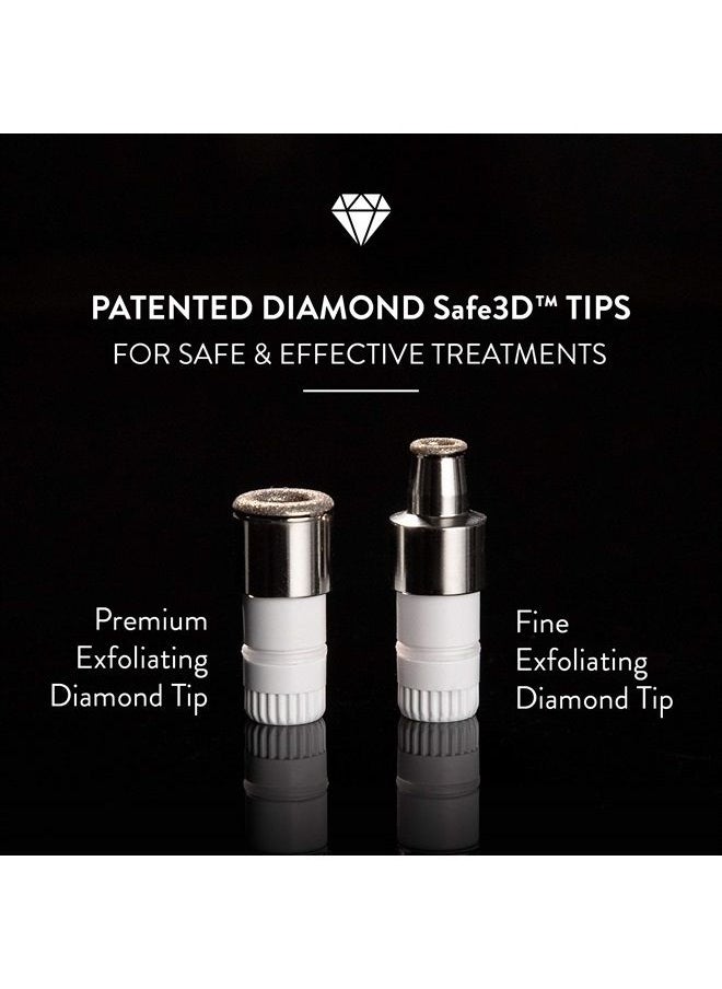 Microderm GLO - Diamond Microdermabrasion Machine and Suction Tool - Clinical Micro Dermabrasion Kit for Tone Firm Skin, Advanced Home Facial Treatment System & Exfoliator For Bright Clear Skin - Image 1