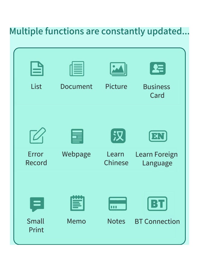 203dpi Portable Pocket Thermal Printer with 1 Roll Paper Pink - Image 2