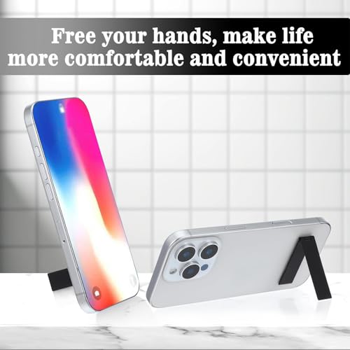 FFZDENA 3PCS Kickstand for Mobile, Folding Invisible Portable Metal Cell Phone Stand Holder for Desk, Phone Back Holder Grip, Compatible with iPhone, Samsung and All Cellphones - Image 5