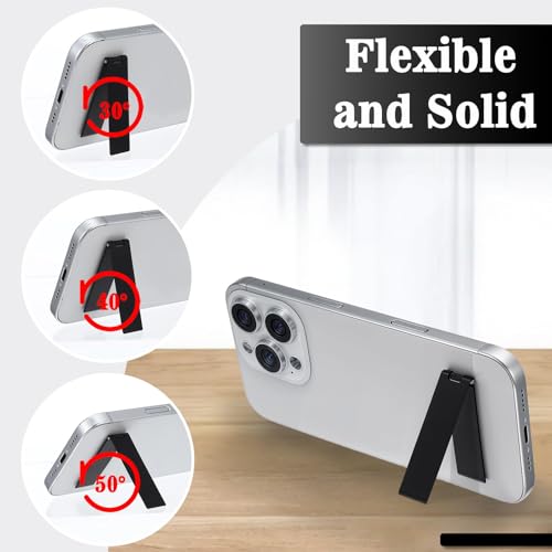 FFZDENA 3PCS Kickstand for Mobile, Folding Invisible Portable Metal Cell Phone Stand Holder for Desk, Phone Back Holder Grip, Compatible with iPhone, Samsung and All Cellphones - Image 4