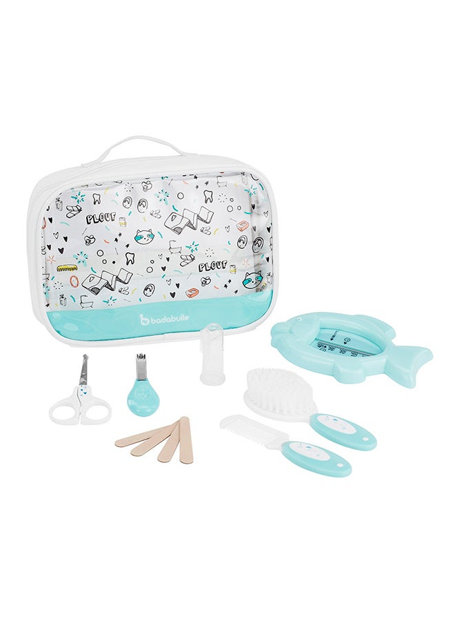 Badabulle Grooming Kit/Toiletry Bag, 7 Pieces - Image 1