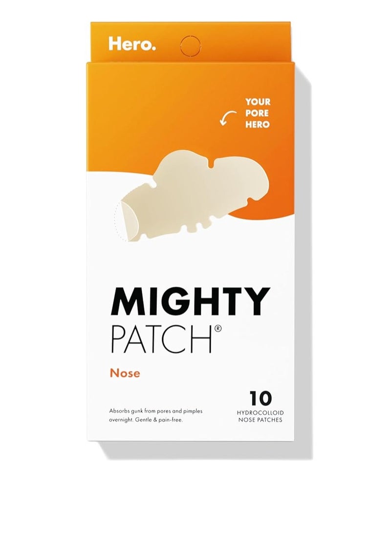 Mighty Patch Hero Cosmetics Nose - Hydrocolloid Nose Patches (10 Patches) - Image 1