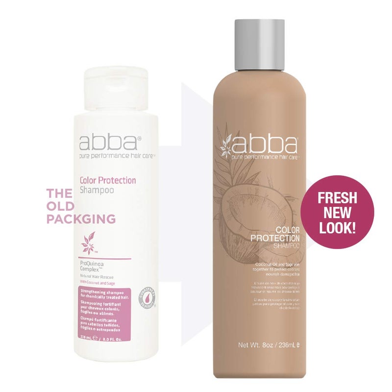 ABBA Color Protection Shampoo, Coconut Oil & Sage, 32 Fl Oz - Image 3