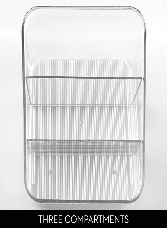 InterDesign iDesign 3-Section Divided Packet Organizer for Kitchen and Pantry Storage - Set of 2 - Clear - Image 5
