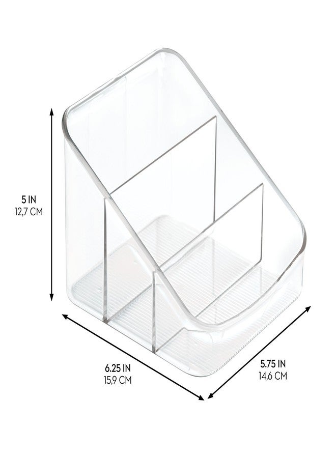 InterDesign iDesign 3-Section Divided Packet Organizer for Kitchen and Pantry Storage - Set of 2 - Clear - Image 3