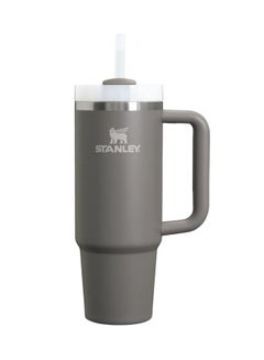 Stanley Stanley cup Stainless Steel with Lid and Straw for Water Iced Tea,Coffee and Smoothie 887ml - Stone  - Image 1