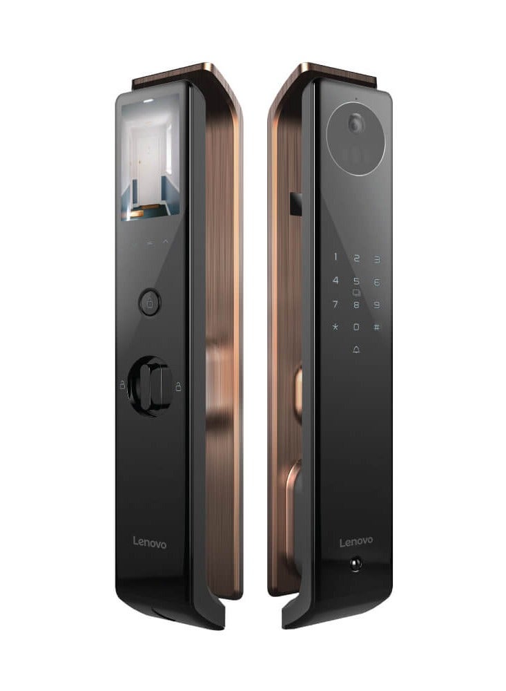 Lenovo X5F Smart Door Lock – 3D Face Recognition, Fingerprint, PIN, Card & App Unlock – IPS Display, WiFi/Bluetooth Security Lock - Image 3