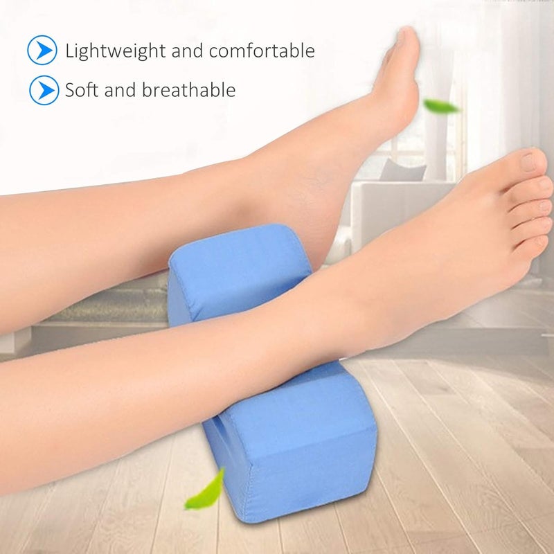 كلاراكو وسادة الكعب - وسادة حماية الكعب من قرح الفراش، وسادة رفع القدم واليد من الإسفنج الناعم، وسائد دعم لراحة الساق والركبة والكاحل وإصابات القدم - Image 2