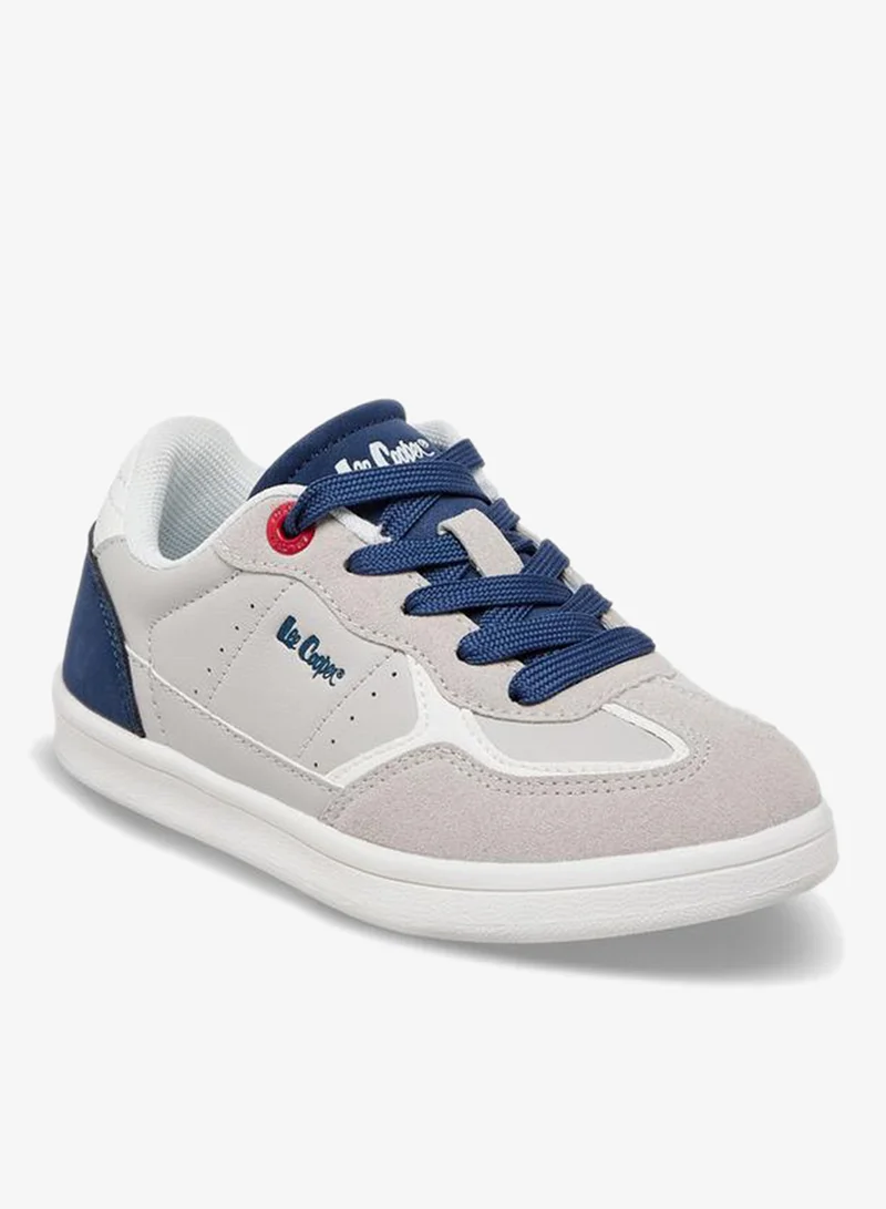 لي كوبر Boys Lace-Up Ankle School Sneakers