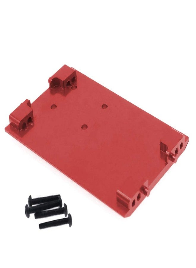 HobbyCrawler Alumium Skid Plate for Redcat Gen7 Upgrades Parts Redcat Everest 10 Redcat Gen 7 Pro/Sport Rc Hobby Model Car(red) - Image 2