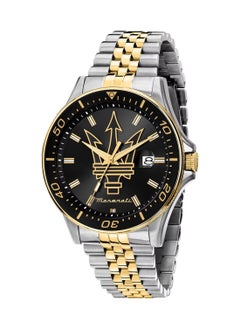 Maserati Men's Sport Sfida Analog Quartz Black Dial Stainless Steel Watch R8853140009 - 44mm  - Image 1