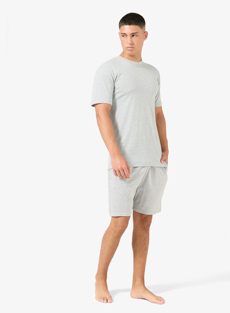 سفنتي فايف طقم بيجامة تي شيرت وشورت - Image 1