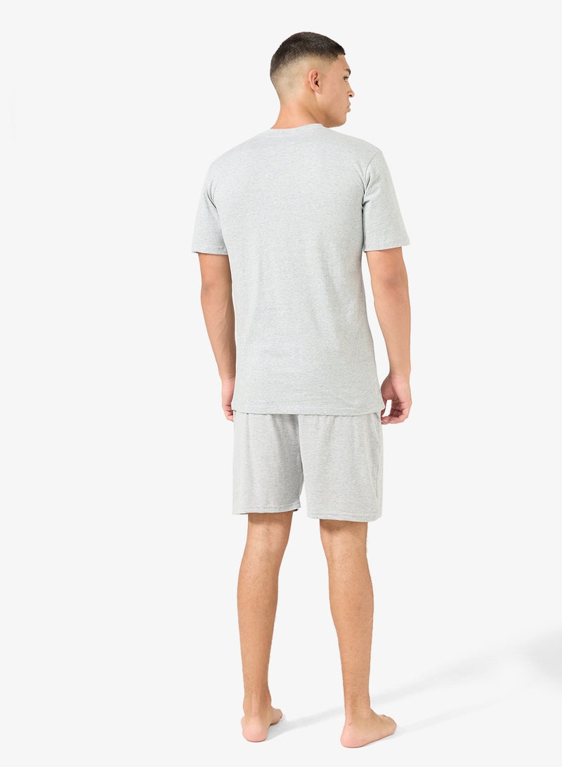 سفنتي فايف طقم بيجامة تي شيرت وشورت - Image 2