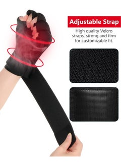 Ru syanl Finger Arthritis Compression Ice Glove for Unisex Adjustable Wrist Strap Hand Wrist Ice Pack Pain Relief for Arthritis Carpal Tunnel Tendinitis Cold and Heat Therapy  - Image 3