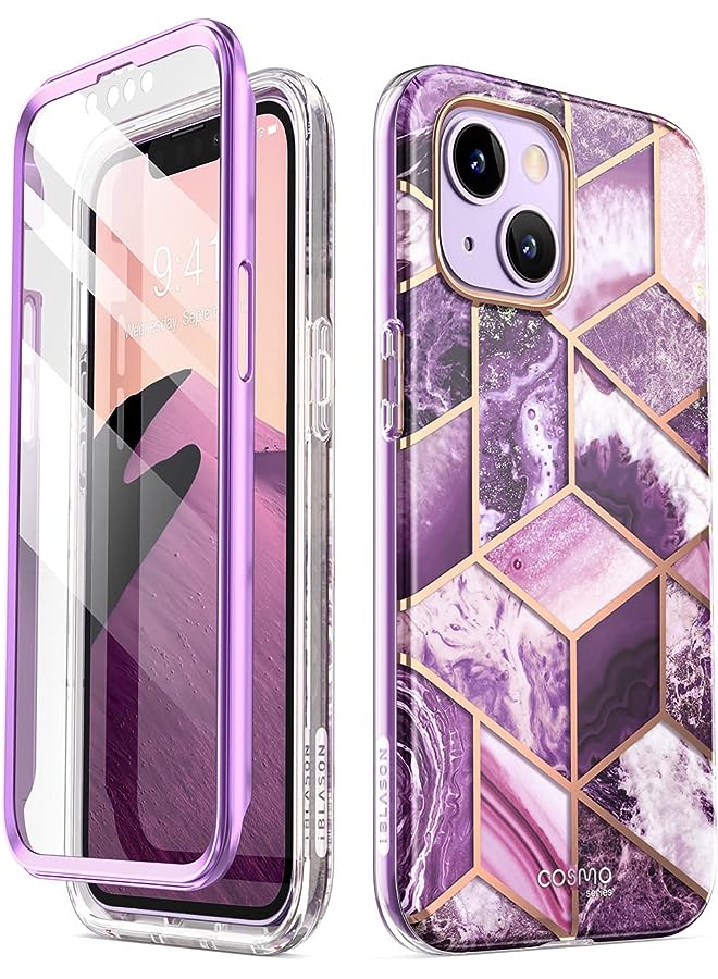 I-blason Cosmo Series Designed for iPhone 14 Case 6.1 inch (2022)/iPhone 13 Case 6.1 inch (2021), Slim Full-Body Stylish Protective Case with Built-in Screen Protector - Image 1