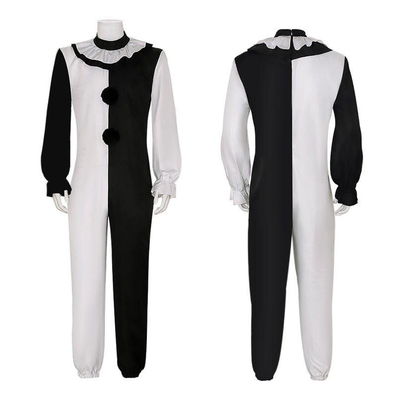 Halloween Clown Cosplay Costume Broken Soul Clown Men's (jumpsuit)