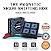 Shashibo Shape Shifting Box AwardWinning Patented Fidget Cube w 36 Rare Earth Magnets Transforms Into Over 70 Shapes Gift Box Download Fun in Motion Toys Mobile App Wings 4 Pack - Image 4