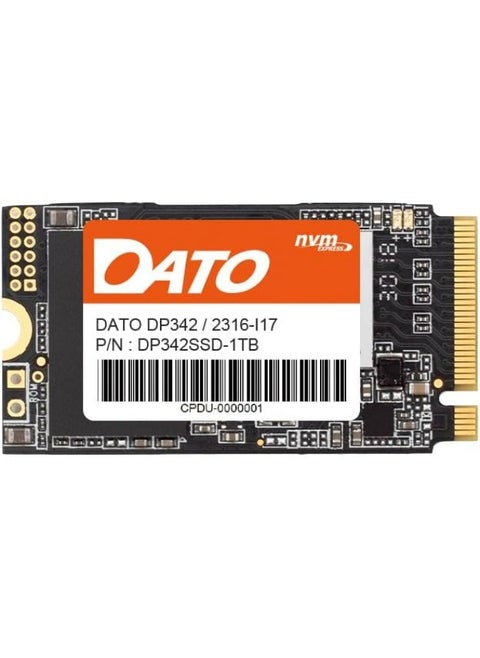 SSD-DATO 1TB, PCIe Gen3x4 - Internal Solid State Drive, Up to 2500/1800 MB/s, DP342