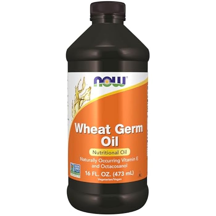 now Supplements, Wheat Germ Oil with Essential Fatty Acids (EFAs), Nutritional Oil, 16-Ounce - Image 1