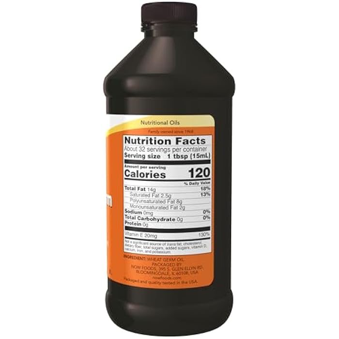 now Supplements, Wheat Germ Oil with Essential Fatty Acids (EFAs), Nutritional Oil, 16-Ounce - Image 2