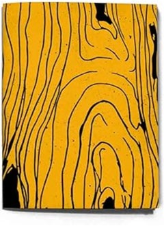 Generic THE INKJECTION A5081L, A5 Notebook Wood, Yellow design 