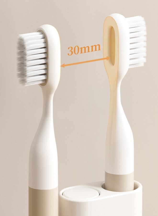 360° Rotating Countertop Toothbrush Holders 4 Tier Bathroom Toothbrush Organizer with Tree Design, Multifunctional Makeup Brush Holder Organizer - Image 5