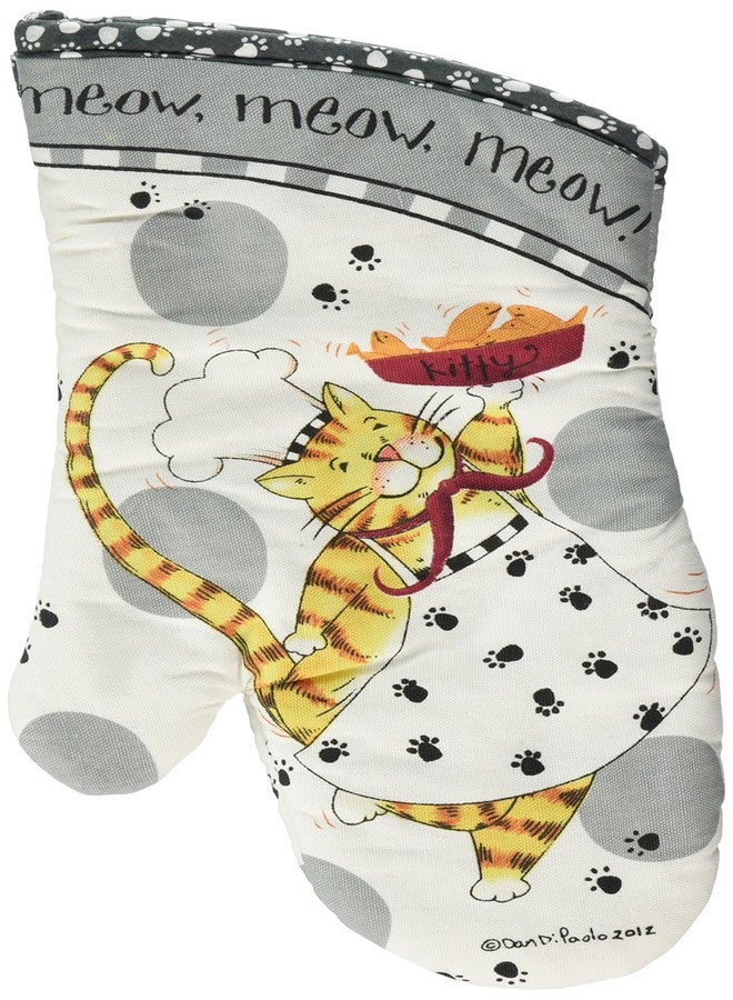 Kay Dee Designs Cotton Oven Mitt, Happy Cat