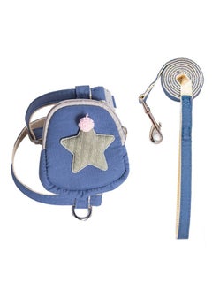 Zerodis Zerodis Pet Harness Leash Set, Cute Backpack Cat Vest Belt Leash Snap Design Pet Harness Leash Comfortable and Breathable Dog Vest Leash Strong and Vest Harnesses (M (Recommended  - Image 1