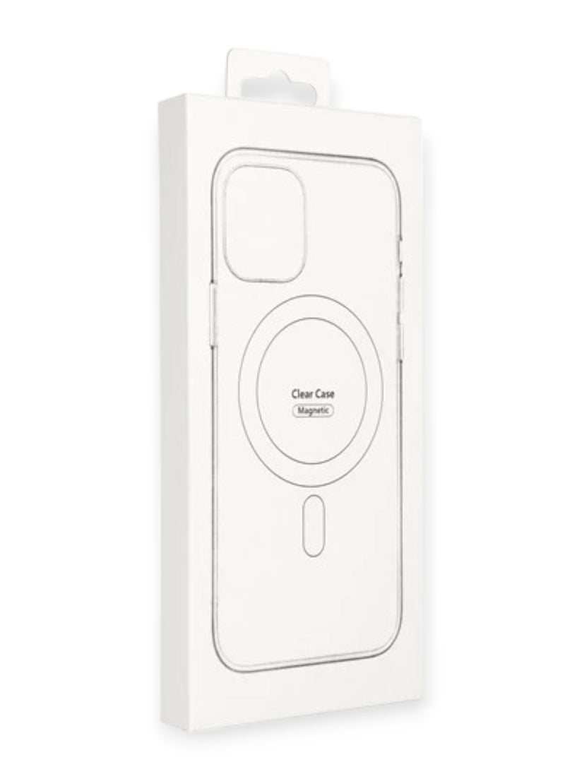 Magnetic - Magnetic mobile phone case (iPhone 16 Pro), compatible with MagSafe, thin transparent mobile phone cover, shockproof, made of thermoplastic polyurethane - Image 1