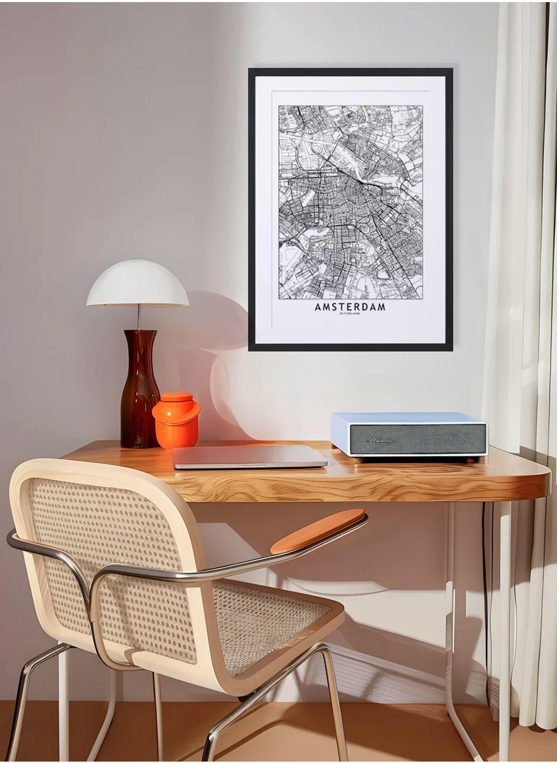 Drawdeck Amsterdam White Map 300x450
