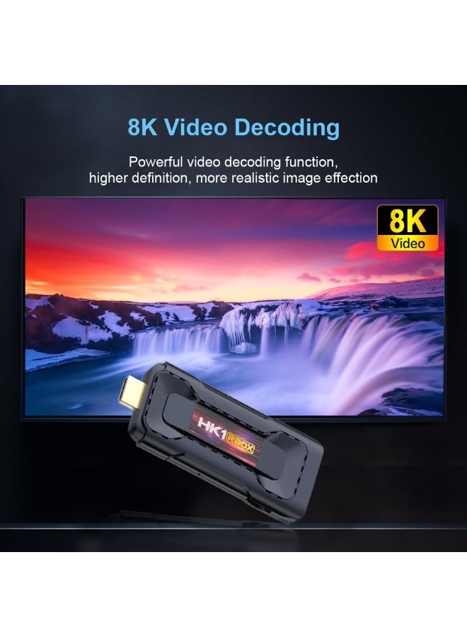 SOLARAE Android 13.0 TV Stick DDR4 2GB RAM 16GB ROM RK3528 Quad-Core 64bit WiFi6 Dual 2.4G/5.8G WiFi BT5.0 8K HDR10+ Ultra HD USB3.0 Smart TV Dongle - Image 4