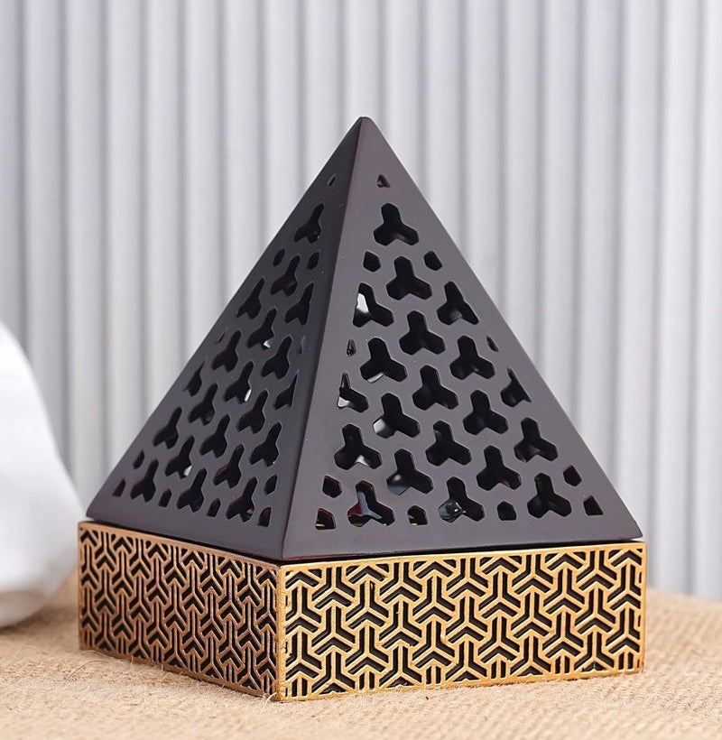 Radin Incense Bakhoor Burner With Magnetic Cover Resin Charcoal Oud Incense Burner For Home, Office, Studio Room, Study Room Mosque Yoga And Spa  Perfect Gift For Any Occasion - Image 1