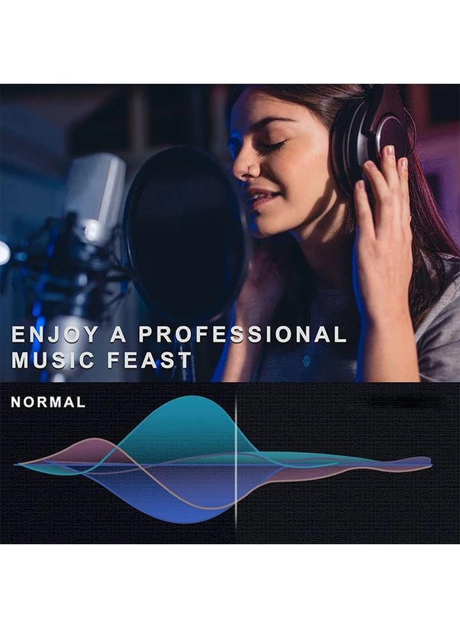 Professional XLR Female to TRS Male Audio Cable Black Blue 15ft Balanced Studio Cable - Image 4