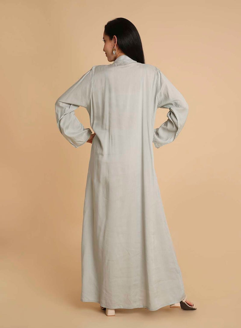 HANA & SARA Casual long arabic kaftan jalabiya dress for womens - Image 2