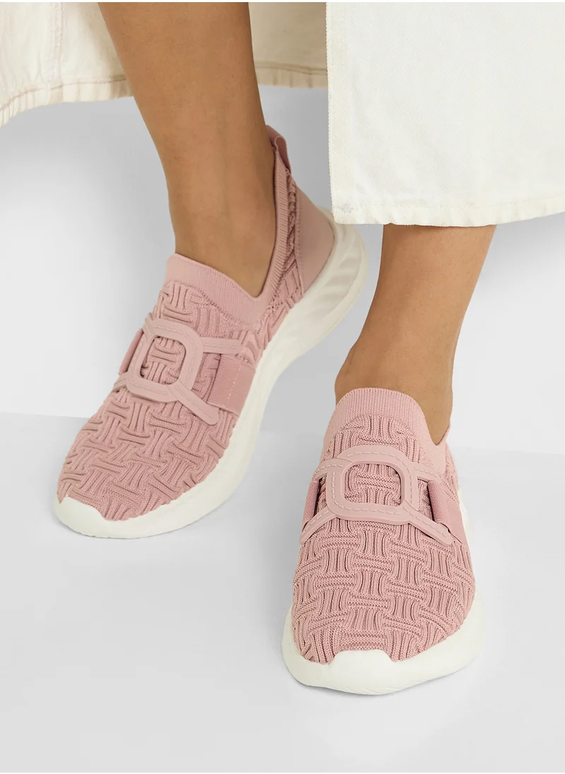 Ginger Knitted  Comfort Slip On Shoe