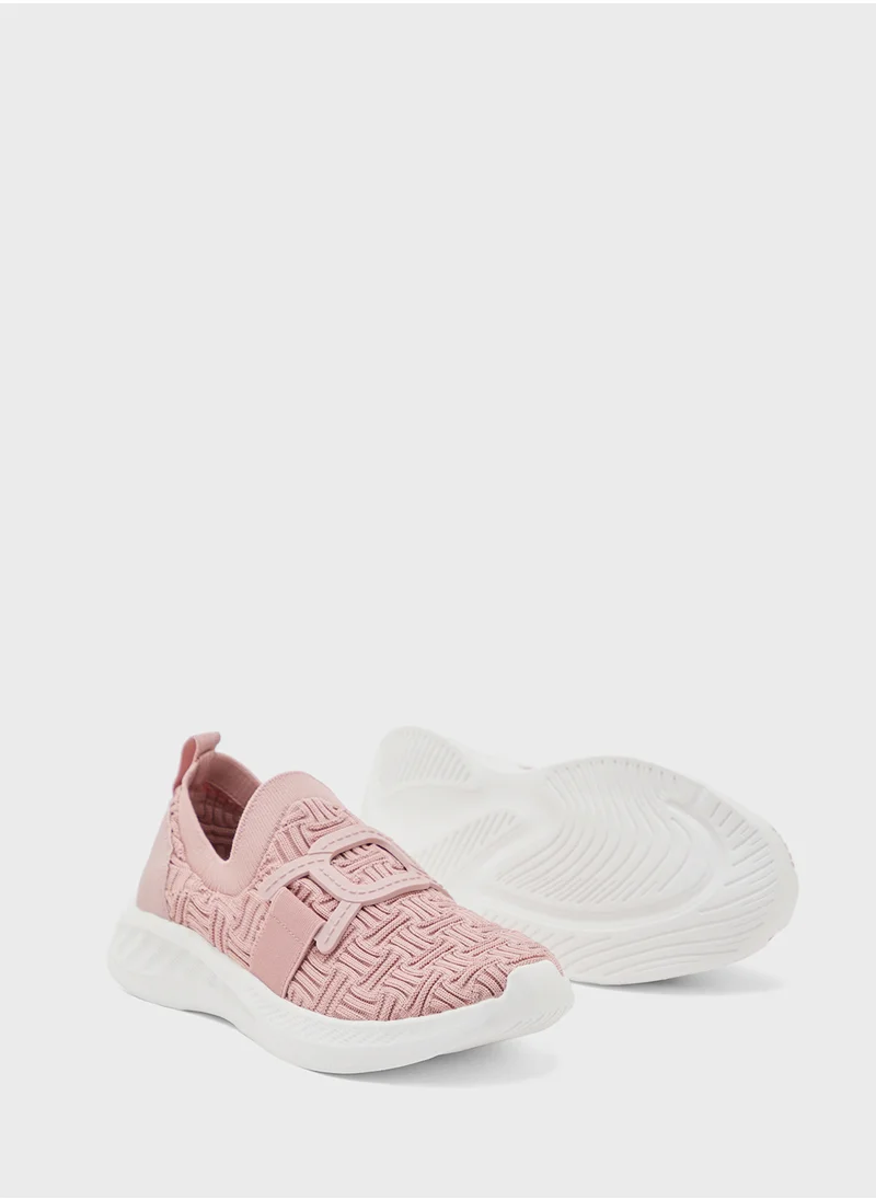 Ginger Knitted  Comfort Slip On Shoe