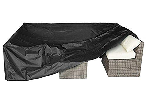 CKCLUU Patio Furniture Set Cover Outdoor Sectional Sofa Set Covers Outdoor Table and Chair Set Covers Water Resistant Large 315cm L x 160 cm W x 74 cm H - Image 1