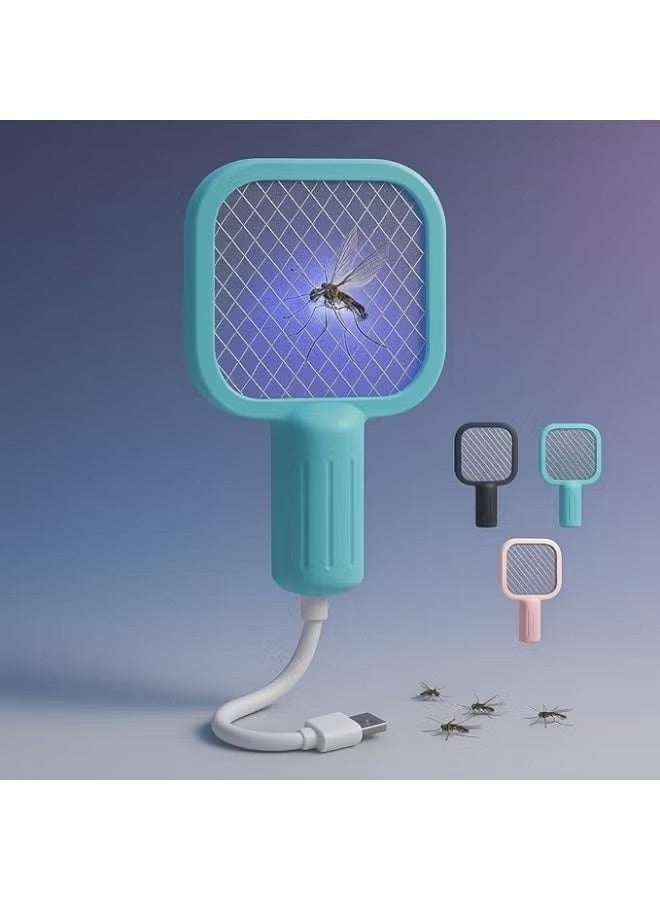 Electric Mosquito Swatter - USB Rechargeable Fly Zapper with High Voltage Grid - Handheld Insect Killer for Mosquitoes, Flies and Insects - Safe and Lightweight (Assorted Colors) - Image 2