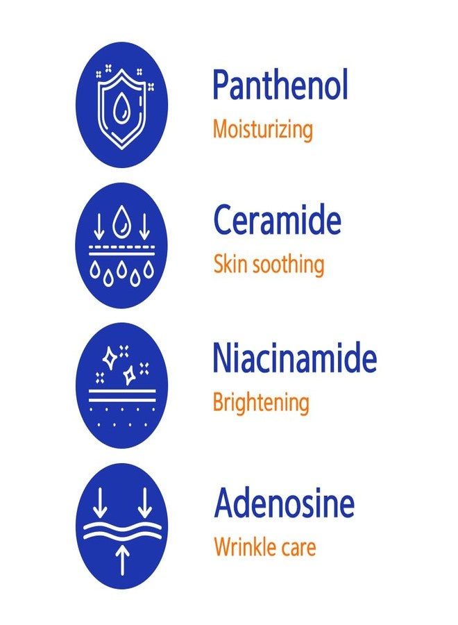 Long LON.G DIVE TO BLUE Aqua All-in-one face moisturizer lotion for men, Unisex, all skin types, lightweight, non-sticky, after shaving, alcohol-free, hydrating Ceramide, Korean skincare, 80ml 2.7 Fl oz - Image 4