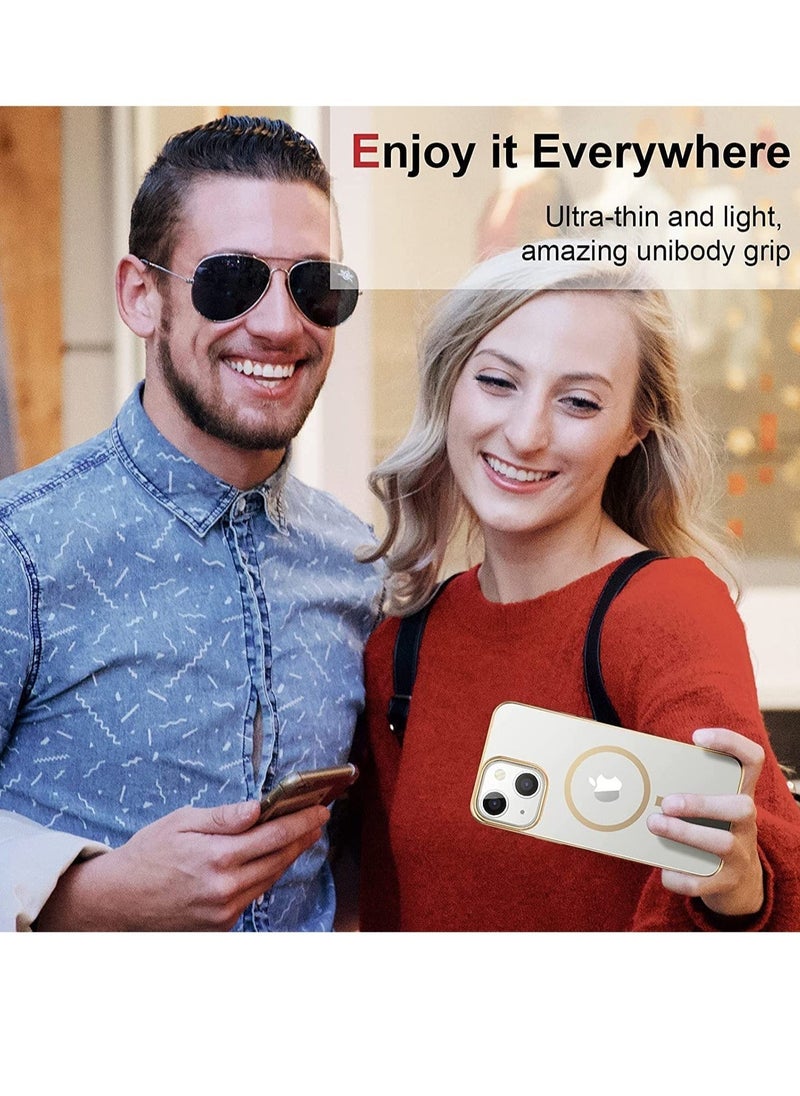 إيف حافظة مغناطيسية شفافة مدمجة لهاتف iPhone 14 Pro Max، متوافقة مع ملحقات Mag-safe، حافظة رفيعة ومتينة من البولي كربونات تدعم الشحن اللاسلكي - Image 5