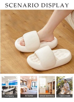 DUNISO Couple Slippers for Men and Women Quick Drying Slide Sandal with Thick Sole Non-Slip Soft Shower Slippers Open Toe Spa Bath Pool Gym House Sandals for Indoor & Outdoor  - Image 2