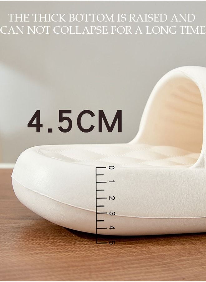 DUNISO Couple Slippers for Men and Women Quick Drying Slide Sandal with Thick Sole Non-Slip Soft Shower Slippers Open Toe Spa Bath Pool Gym House Sandals for Indoor & Outdoor  - Image 3